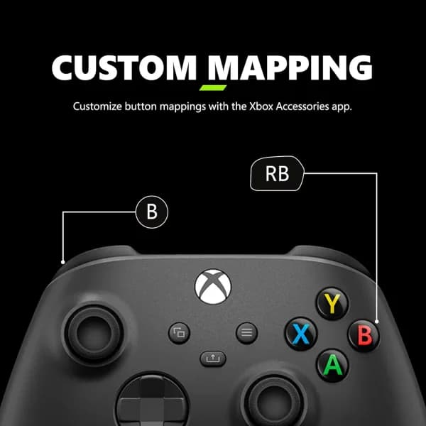 Oferta: Controle Sem Fio Xbox Microsoft Carbon Black
