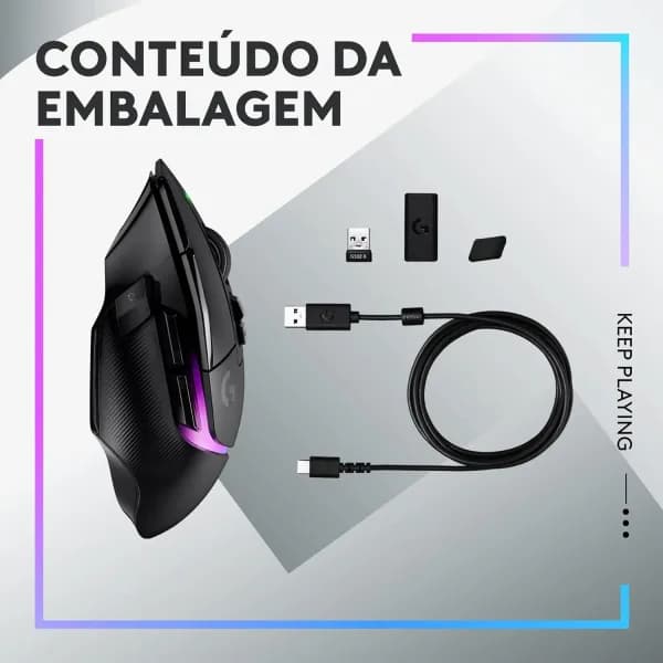 Oferta: Mouse Gamer Logitech G502 X PLUS Sem Fio