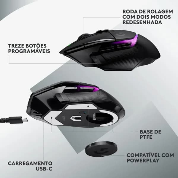 Oferta: Mouse Gamer Logitech G502 X PLUS Sem Fio