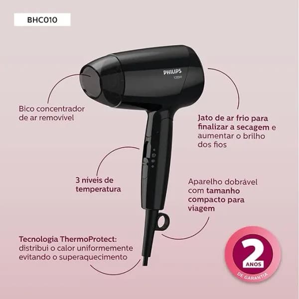 Oferta: Secador de Cabelo Philips ThermoProtect 2100W