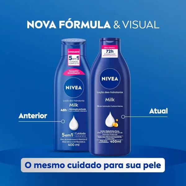 Oferta: Hidratante Corporal Nivea Deep Moisture Serum 400ml