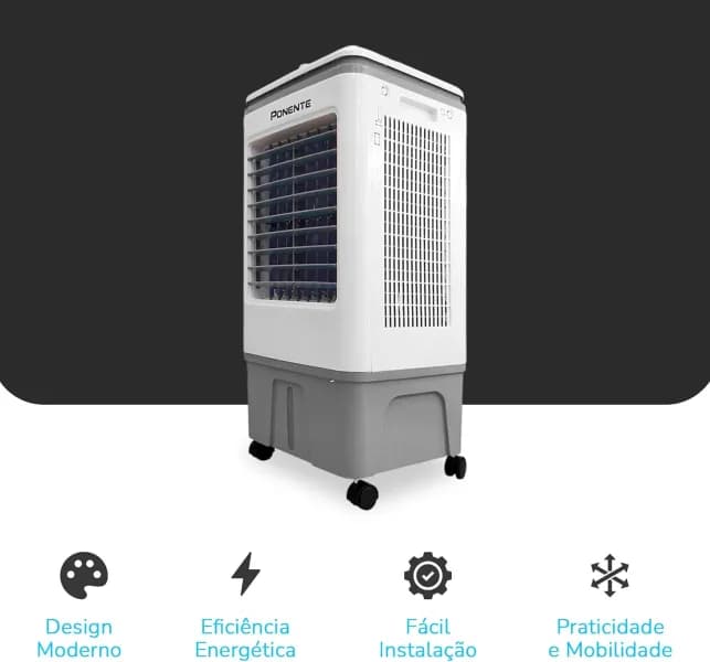 Climatizador Evaporativo Ponente CLIP20 20L 80W banner