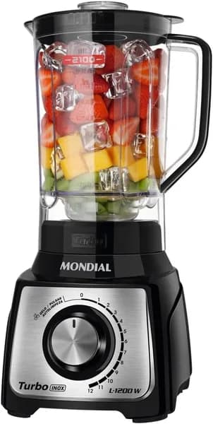 Liquidificador Mondial Turbo Inox 900W — avaliação e preço