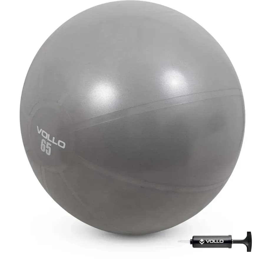 Bola Suíça para Pilates e Yoga Gym Ball 65cm com Bomba - Vollo — Esporte