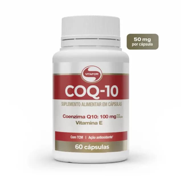 Coenzima Q10 100mg Vitafor 60 Cápsulas — Bem Estar
