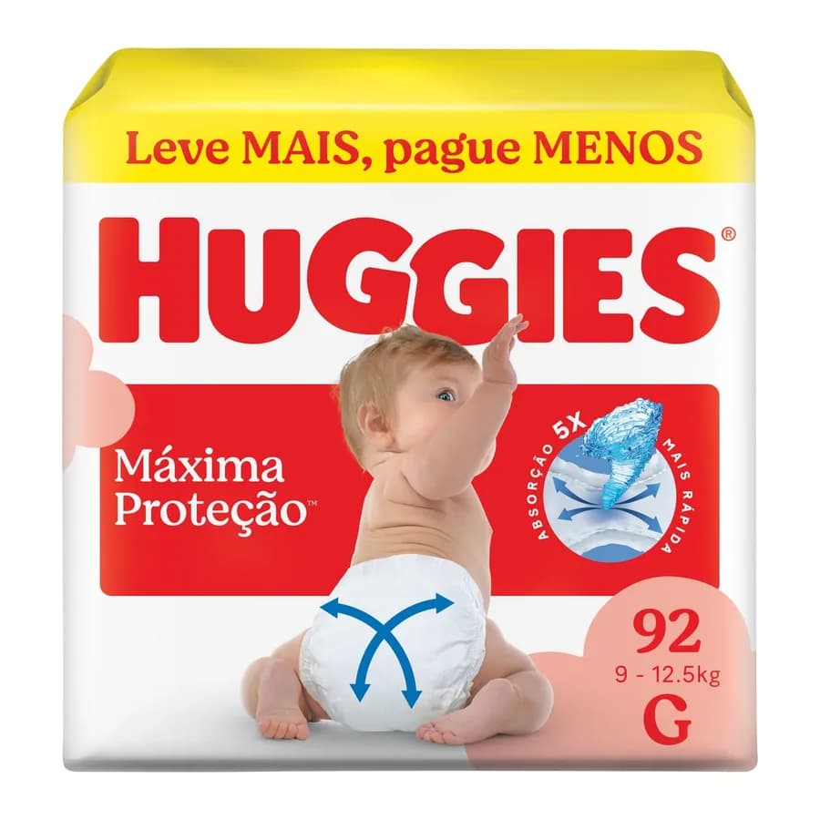 Foto do Fralda Huggies Supreme Care Tamanho G (64 Unidades)