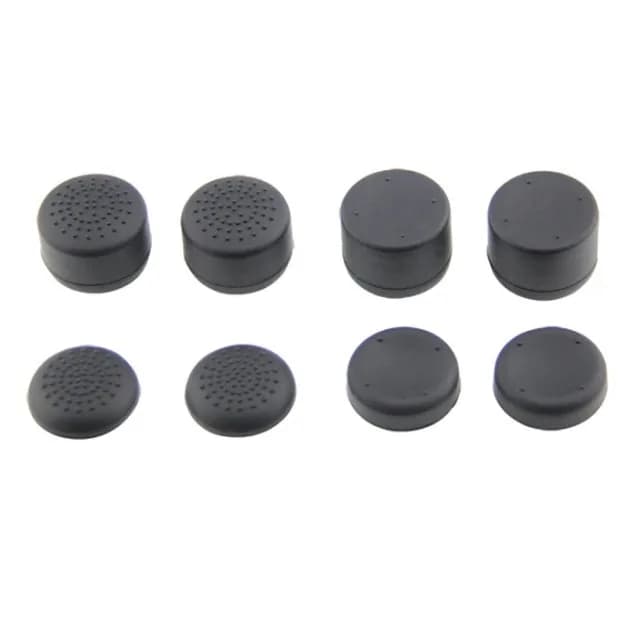 Foto do Kit 8 Grips de Silicone para Analógico de Controle PS5, PS4 e Xbox