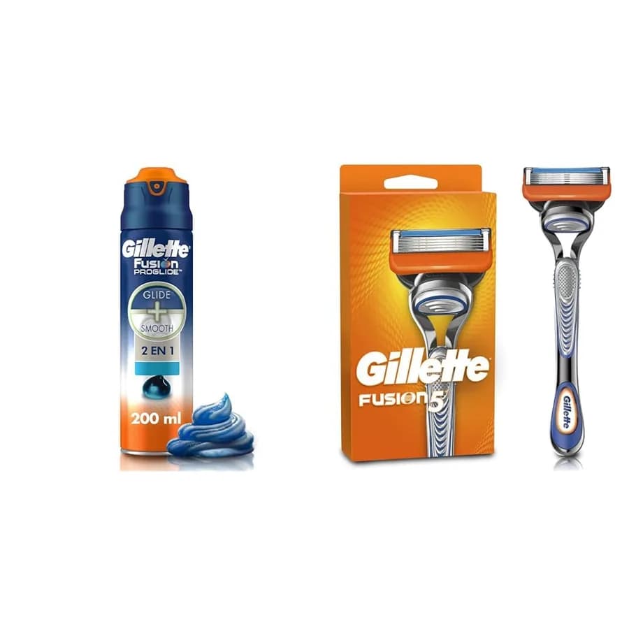 Kit Cuidados Barba Gillette Fusion5 Completo