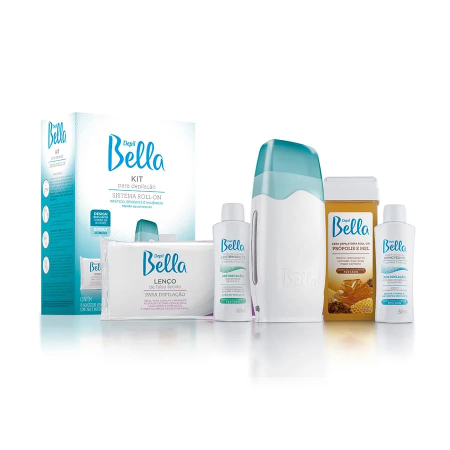 Kit Depilacao a Cera Veet Easy Wax Roll-On