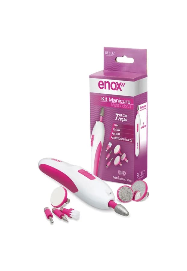 Kit Manicure/Pedicure Elétrico Enox
