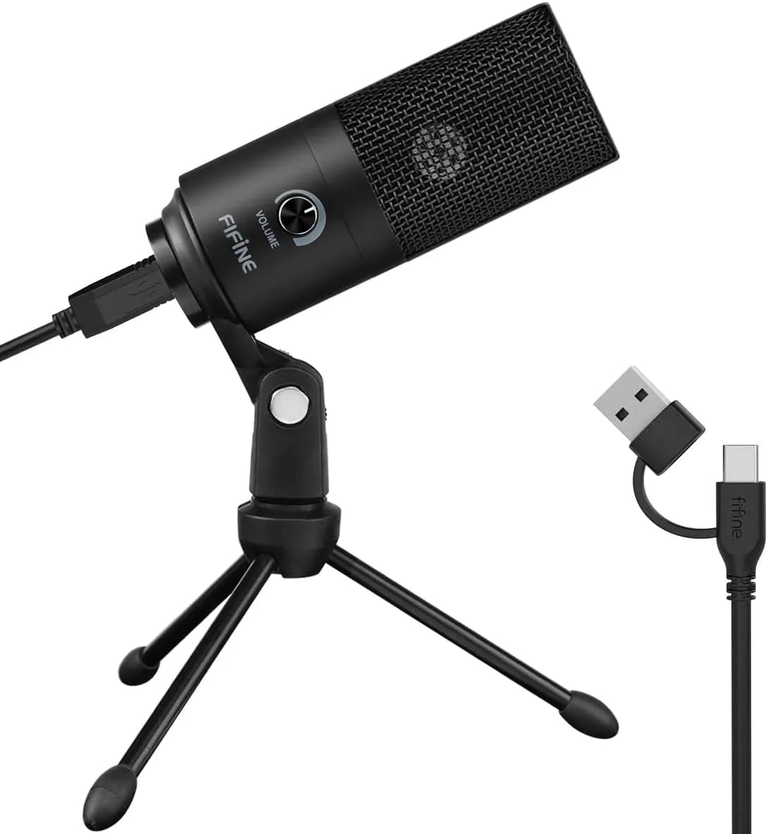 Microfone USB Fifine K669B Condensador Cardioide — produto recomendado