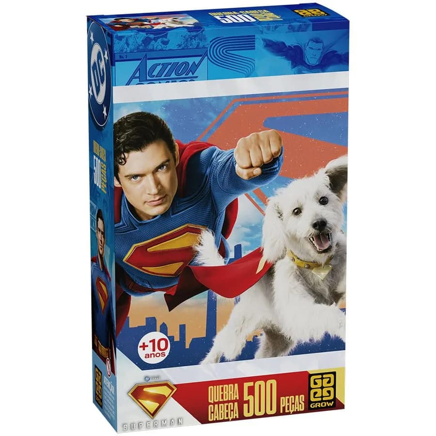 Quebra-Cabeça 500 Peças Superman - Grow — Brinquedos