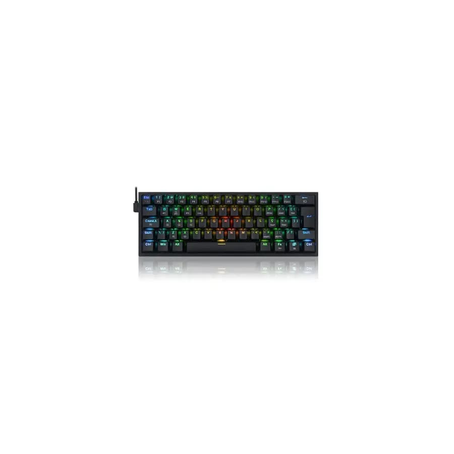 Teclado Mecânico Gamer Redragon Fizz Pro Wireless 60% RGB