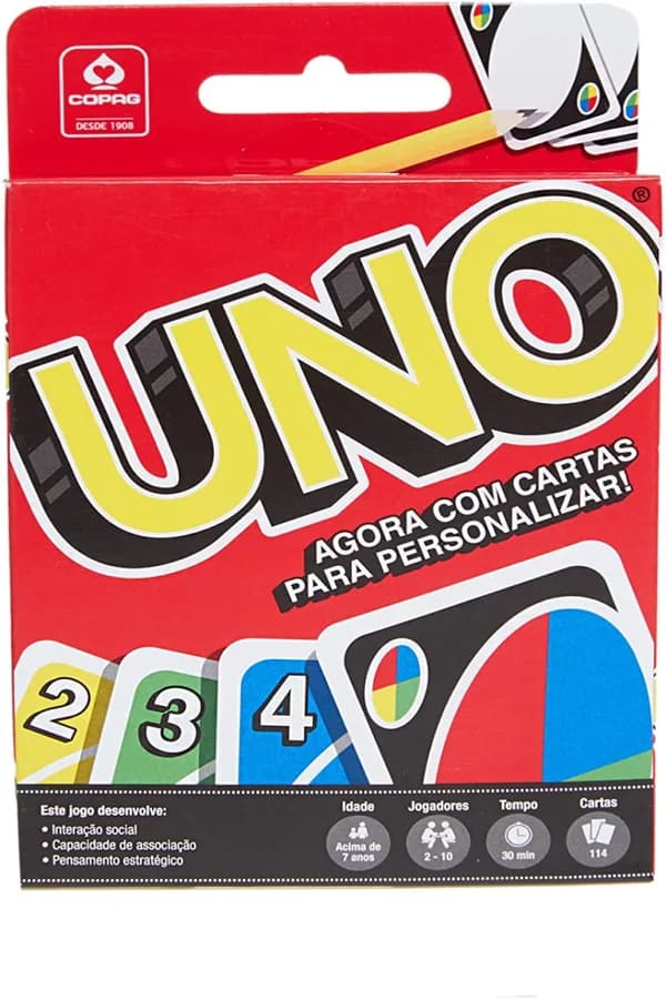 Uno - Jogo de Cartas (Copag) — Brinquedos