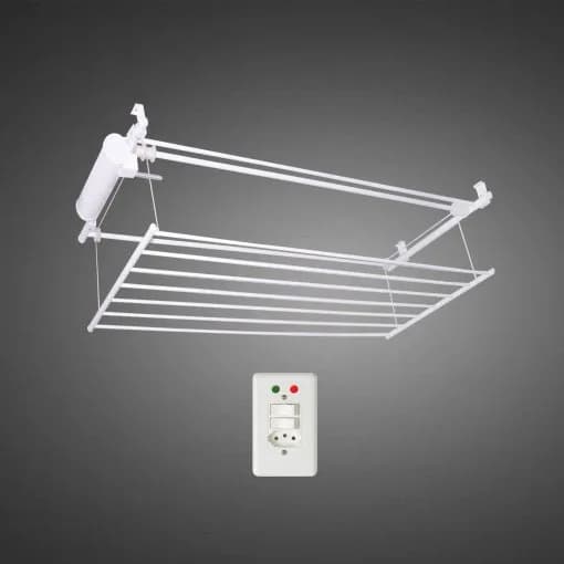 Varal de Teto Elétrico com Controle Remoto e Iluminação LED