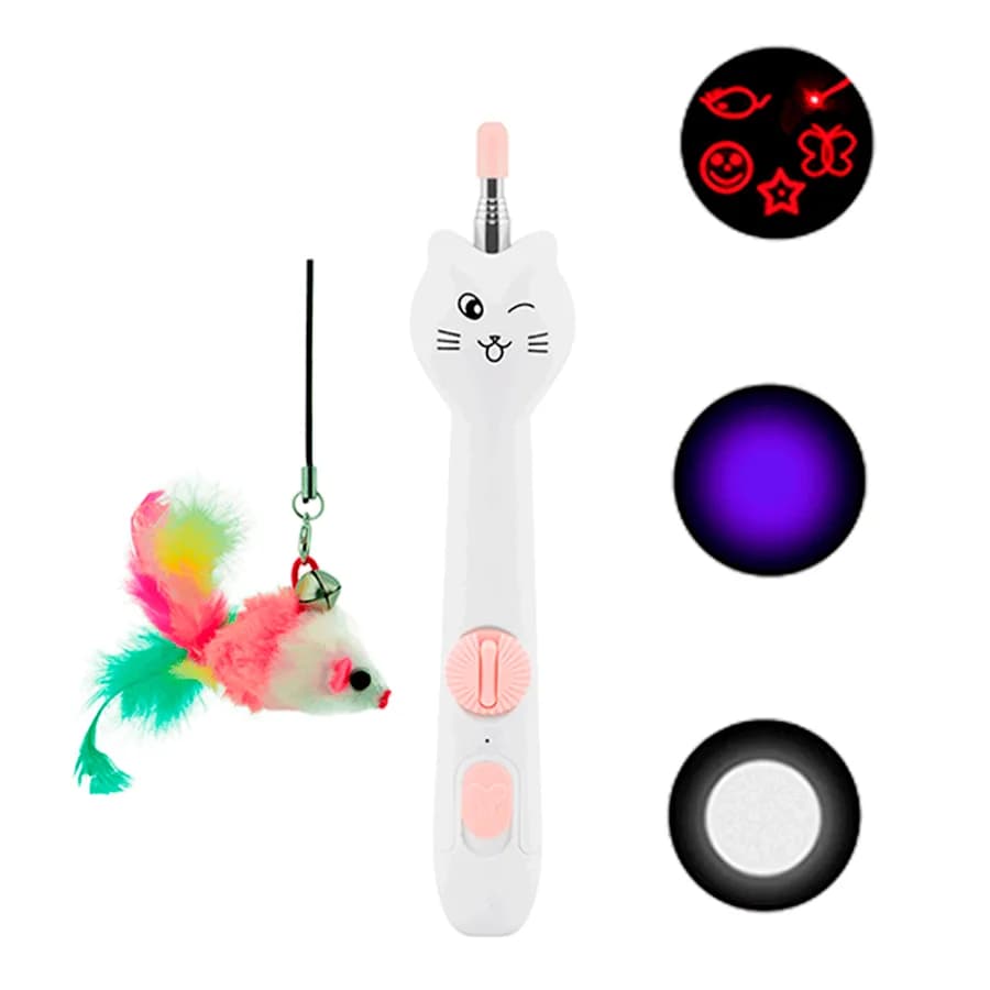Varinha para Gatos com Luz e Laser - Savana Pet — Petshop