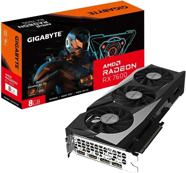Gigabyte Radeon RX 7600 Gaming OC 8GB