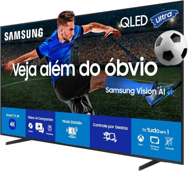 Samsung Vision AI QLED 4K 50 — produto recomendado