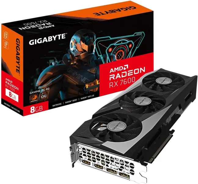 Gigabyte Radeon RX 7600 Gaming OC 8GB
