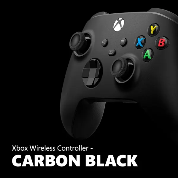 Controle Sem Fio Xbox Microsoft Carbon Black banner
