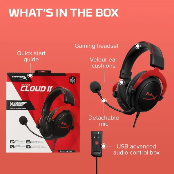 Headset Gamer HyperX Cloud II Wireless banner