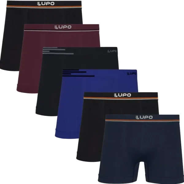 Kit Cuecas Boxer Masculinas (6 Unidades)