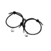 Pulseira de Casal Ajustavel Preta