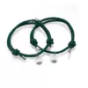 Imagem de Pulseira de Casal Ajustavel Verde