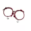 Imagem de Pulseira de Casal Ajustavel Vermelha