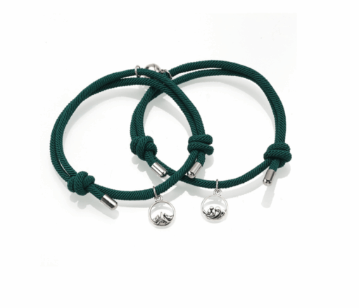 pulseira casal namorados ou amizade magnetica