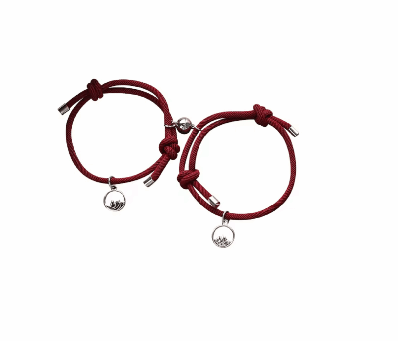 pulseira casal namorados ou amizade magnetica