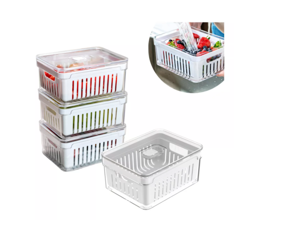 Kit 4 Organizadores Vittak Geladeira