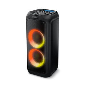 caixa de som bluetooth philips party speaker tax4209 1300w bivolt preto