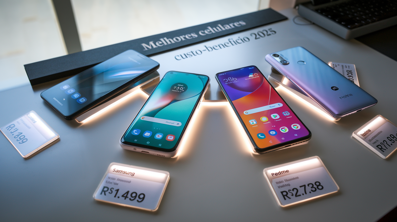 Melhores celulares custo beneficio 2025