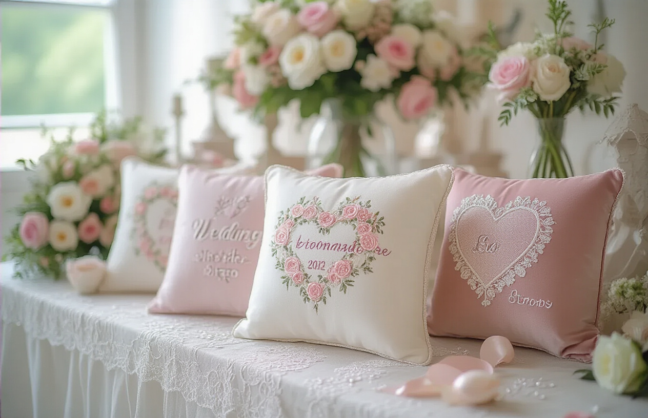 Personalizações Criativas para Almofadas de Casamento