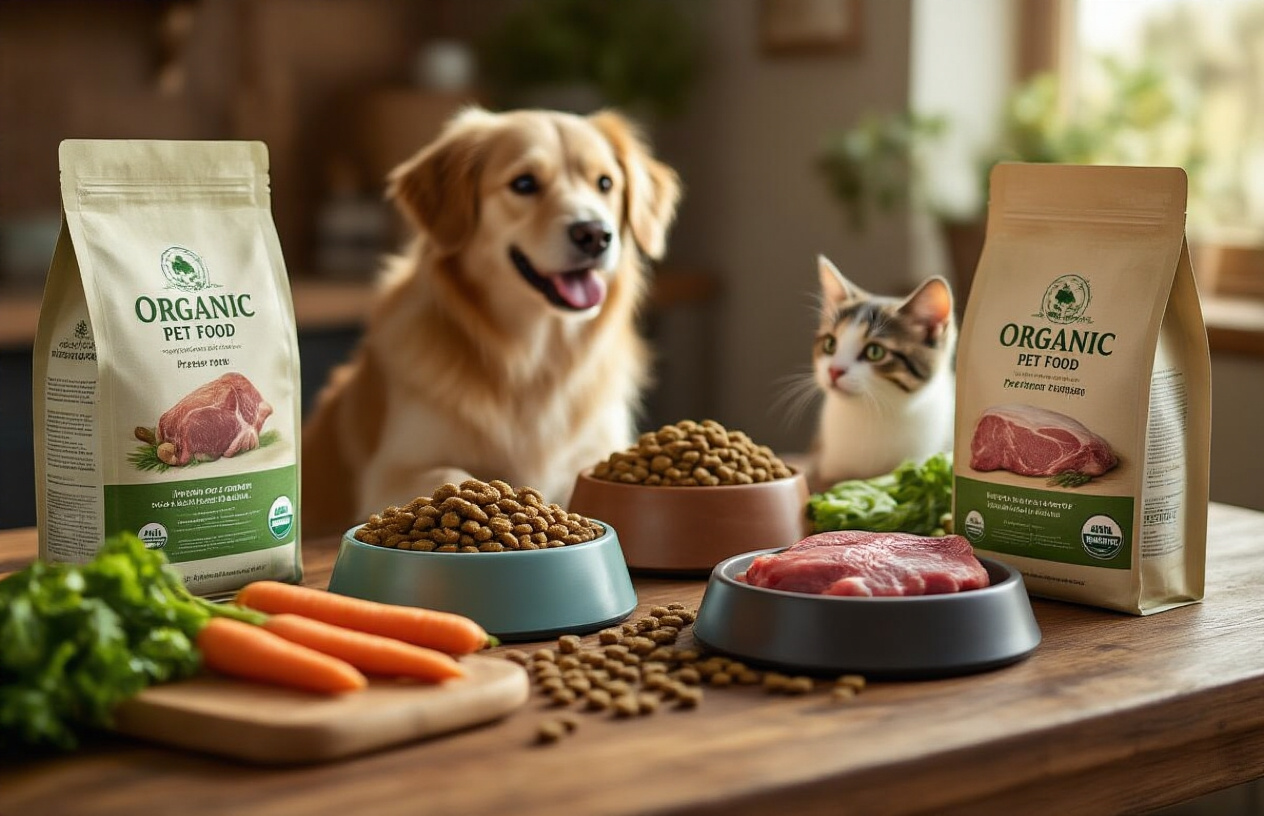Alimentos Orgânicos para Cães e Gatos