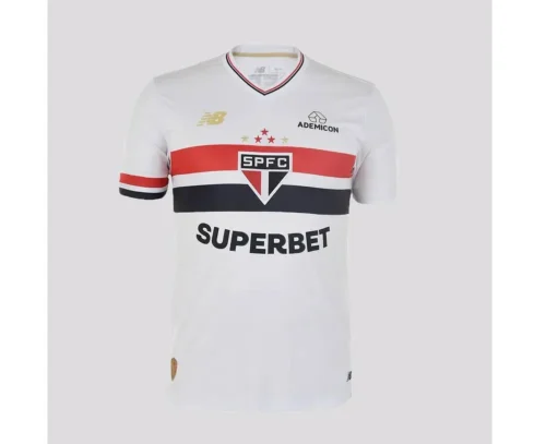 Camisa Masculina NB Torcedor Home SPFC 2025