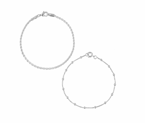 Kit Pulseira Feminina Cordão