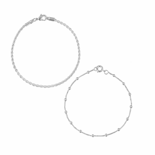 Kit Pulseira Feminina Cordão