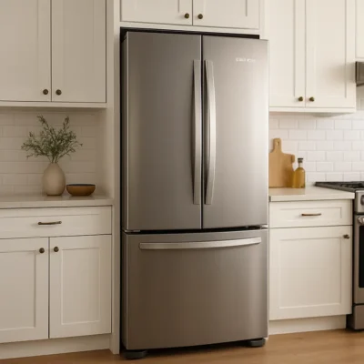 Geladeira Brastemp em uma cozinha moderna e bem iluminada Geladeira Frost Free Brastemp