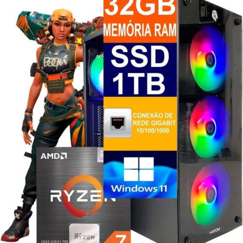 Pc Gamer Computador Cpu Ryzen 7 5700G
