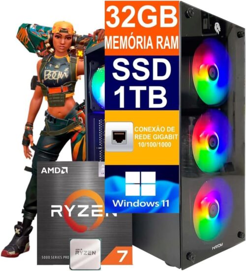 Pc Gamer Computador Cpu Ryzen 7 5700G
