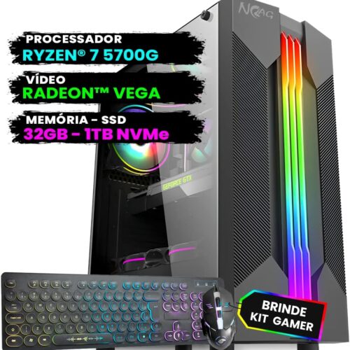 Pc Gamer Computador Completo NoLag Amd Ryzen 7